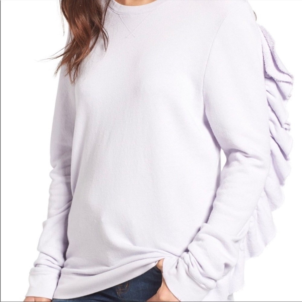 Hinge Ruffle Sweatshirt